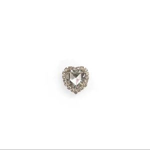 Diamond Heart Croc charm